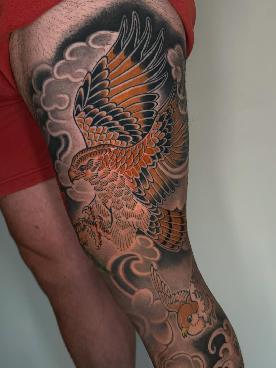 Tattoo by @horihan666 — japanese_irezumi, black_and_grey