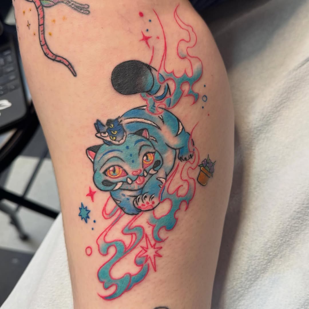 Tattoo by @angeltiburona — new_school