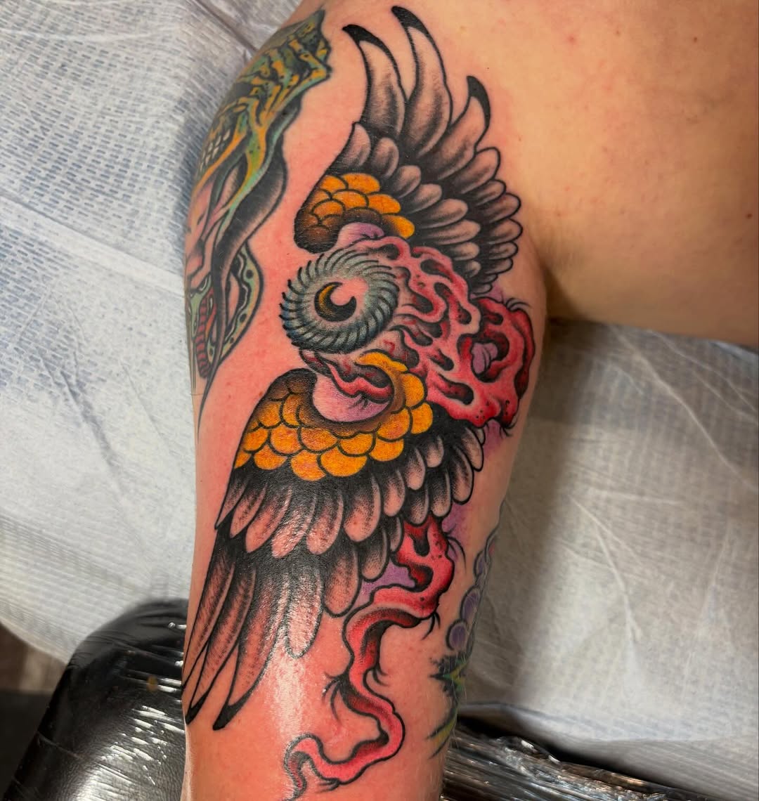 Tattoo by @connorcampbelltattoos — neo_traditional, blackwork