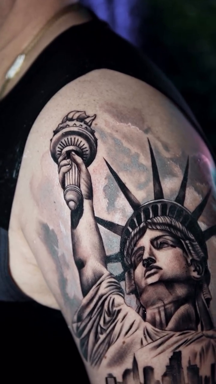 Tattoo by @alfontattoo_ink — realism, black_and_grey