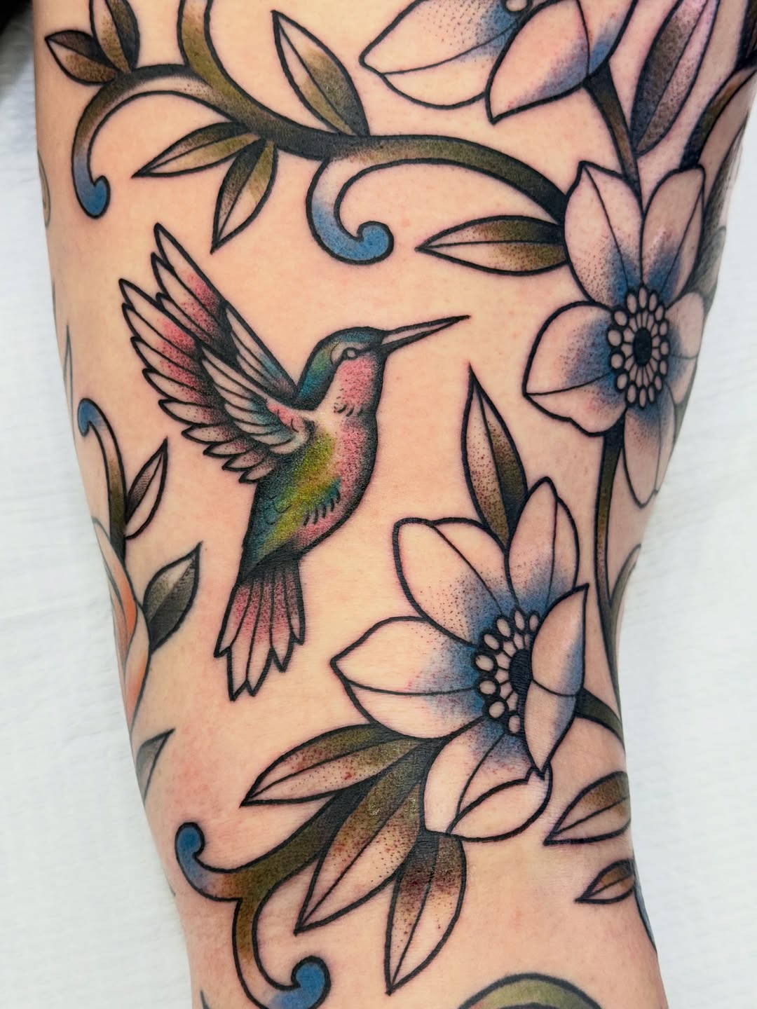 Tattoo by @inkedbyjenna — illustrative, new_school