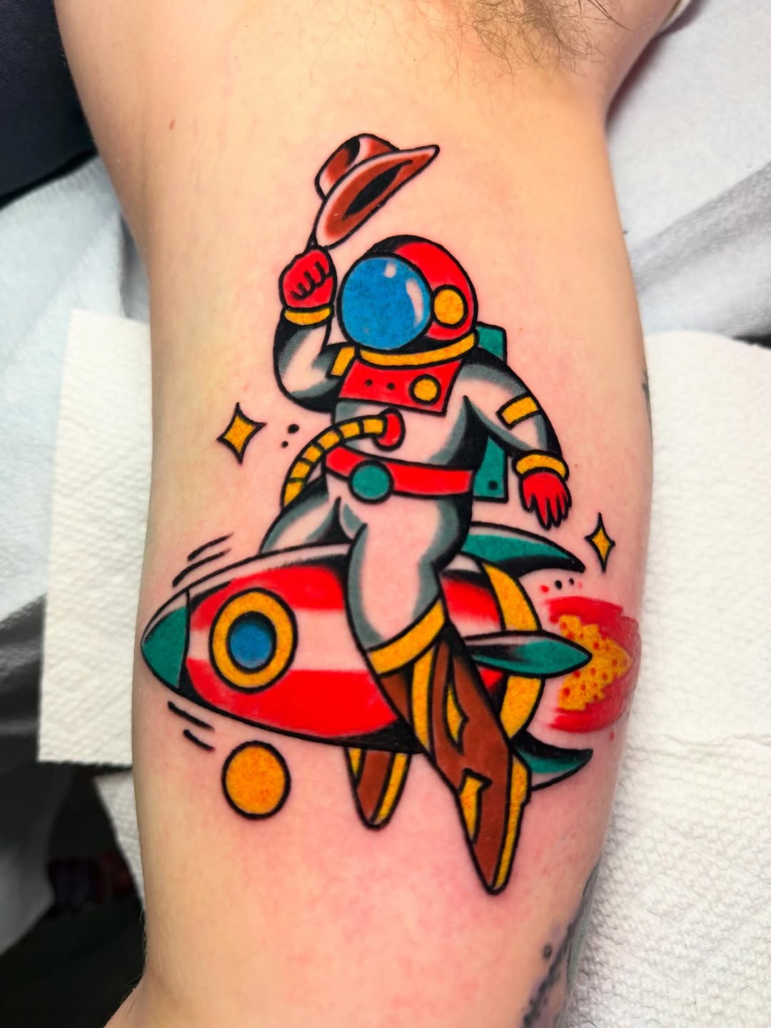 Tattoo by @okaytats — american_traditional