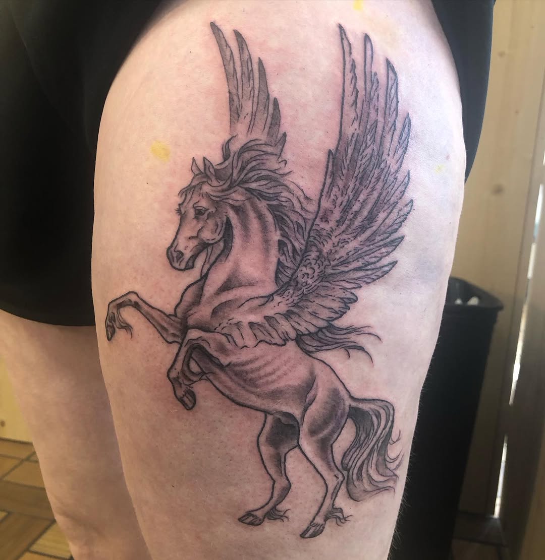 Tattoo by @nathanleib — realism, black_and_grey
