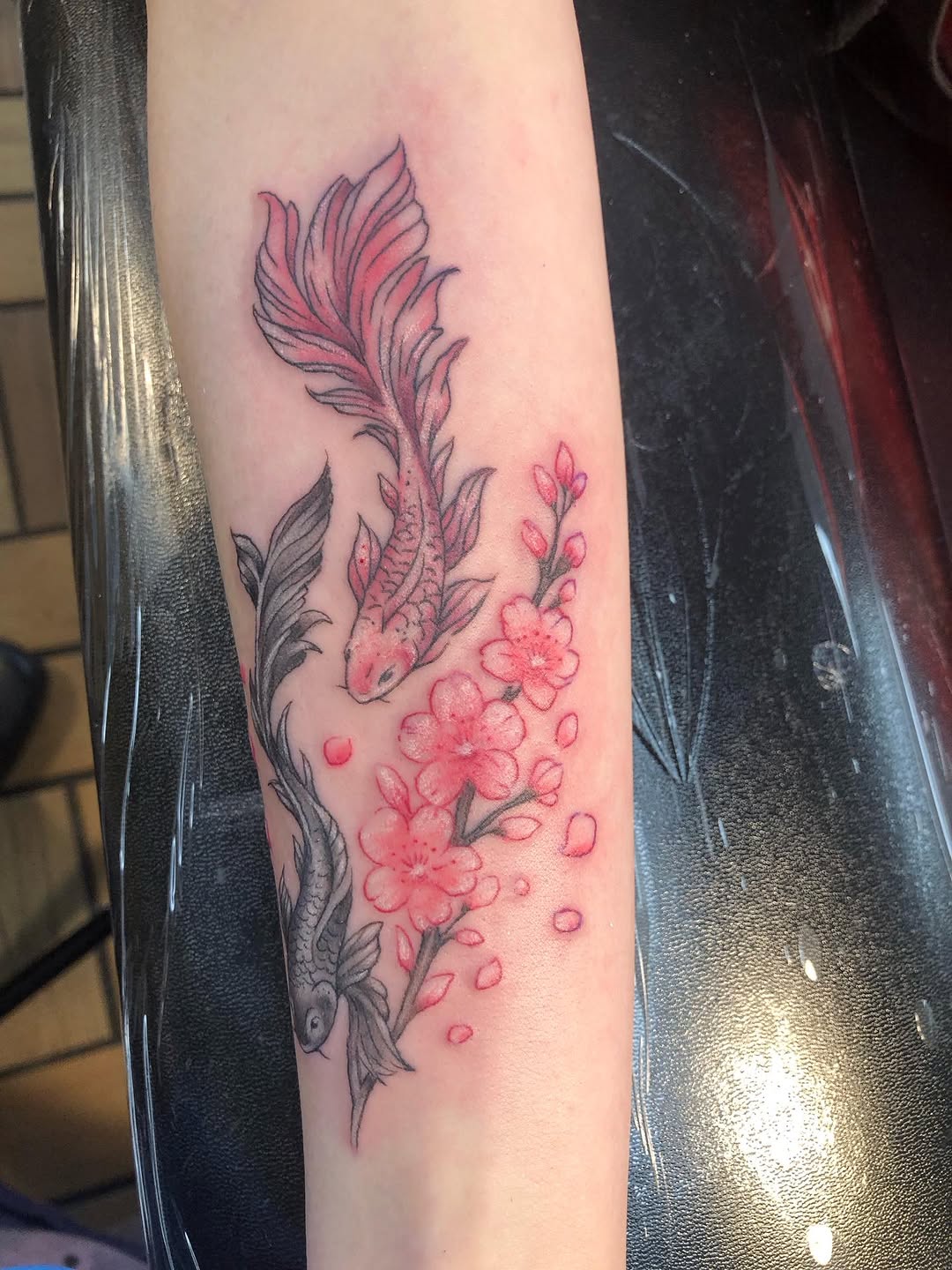 Tattoo by @nathanleib — japanese_irezumi, fine_line
