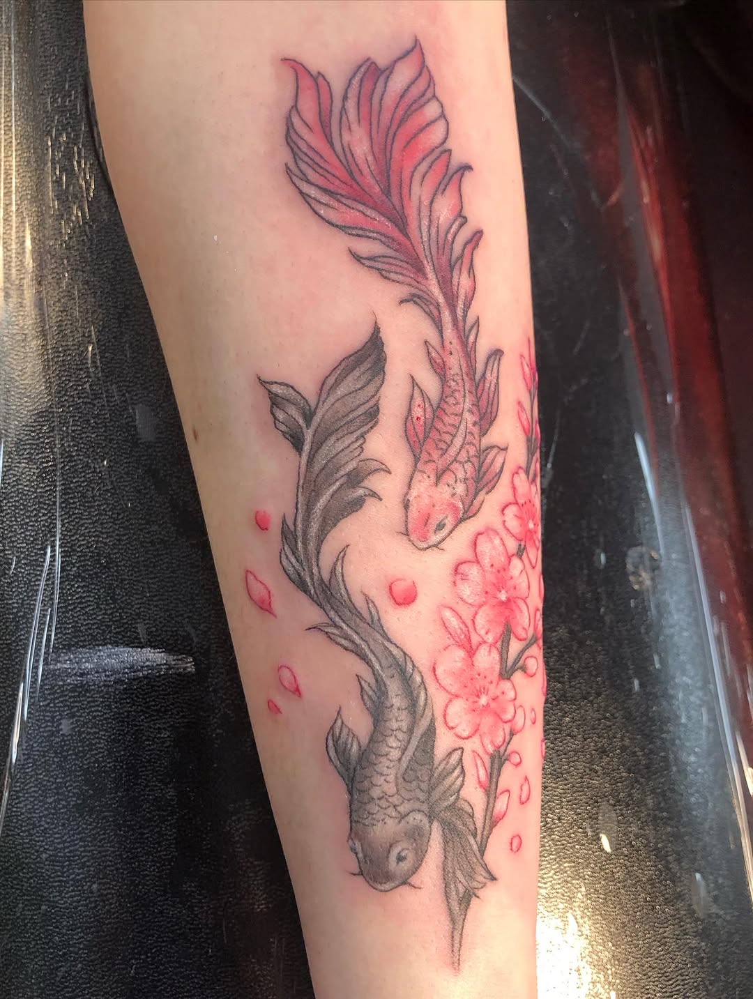 Tattoo by @nathanleib — japanese_irezumi, fine_line