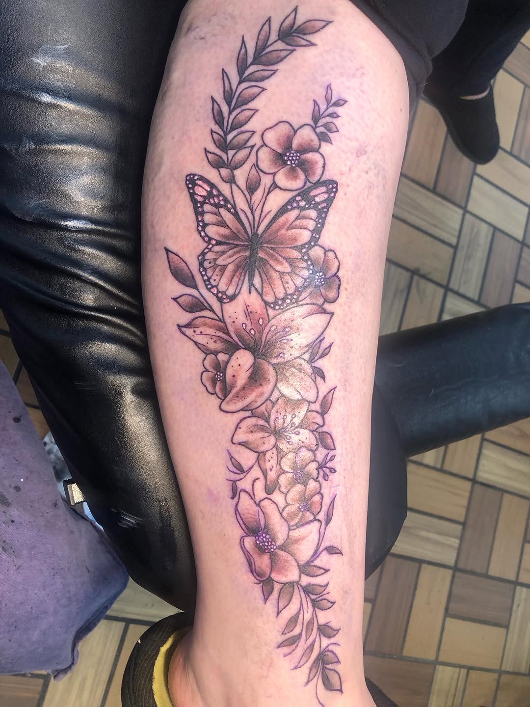 Tattoo by @nathanleib — fine_line, black_and_grey