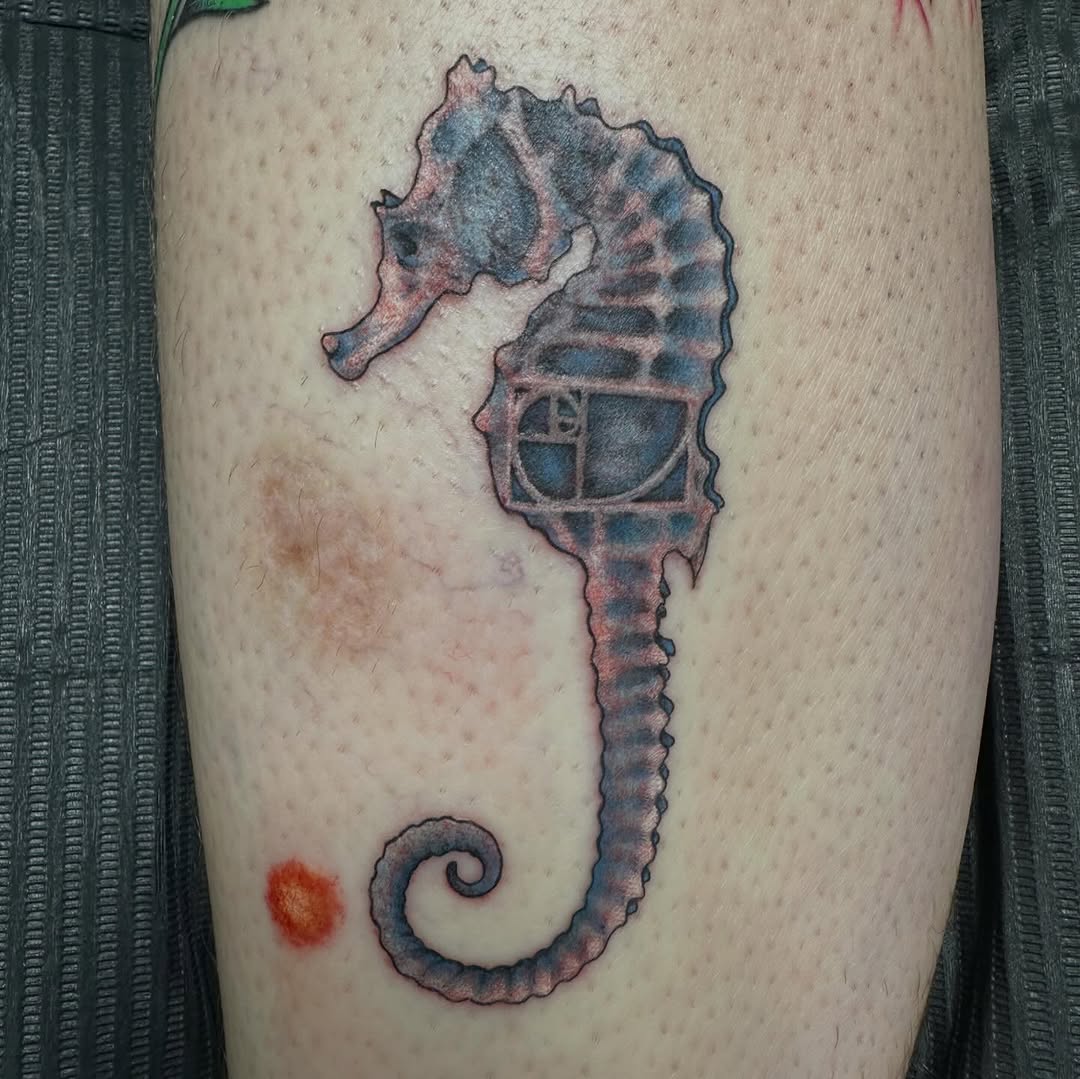 Tattoo by @madwashtattoos โ black_and_grey, geometric