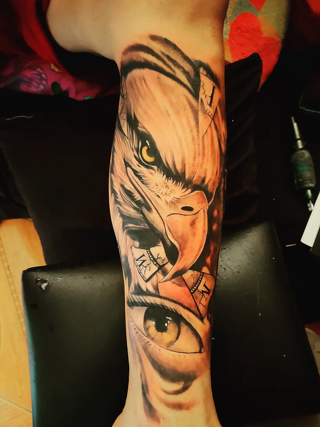 Tattoo by @r_a_tattoo — realism, black_and_grey