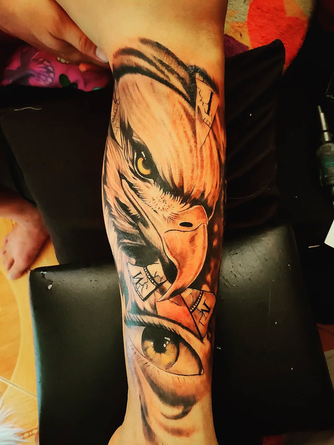Tattoo by @r_a_tattoo — realism, black_and_grey