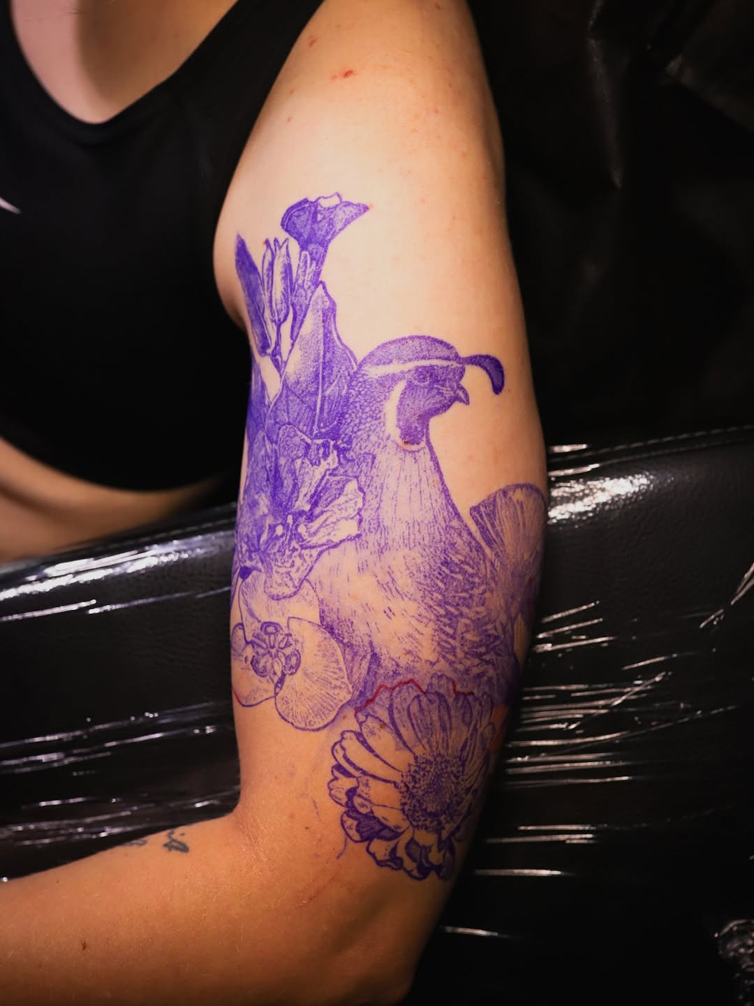 Tattoo by @stephaniessart — illustrative, black_and_grey