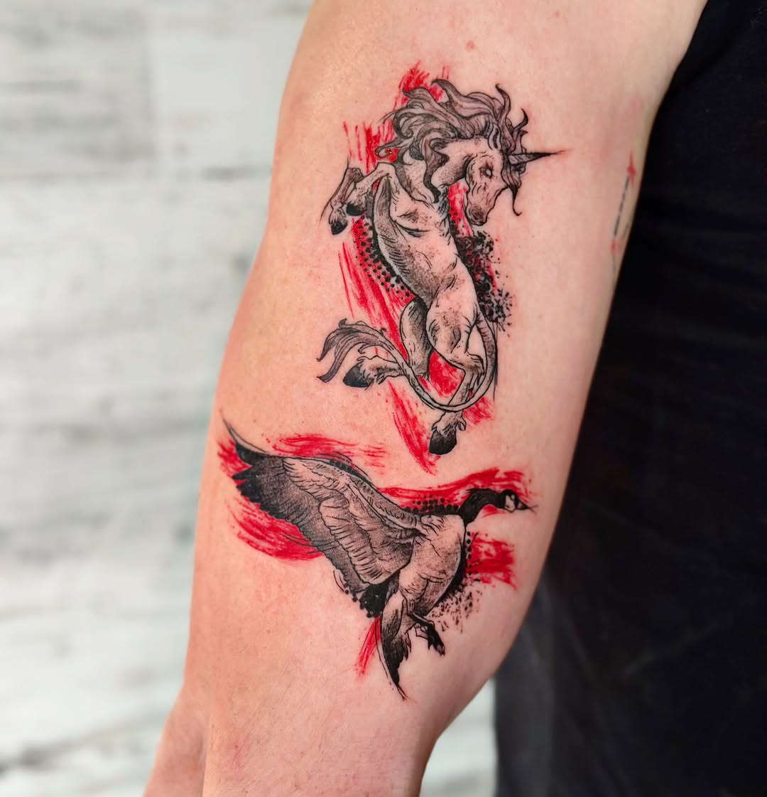 Tattoo by @lexlatte โ black_and_grey