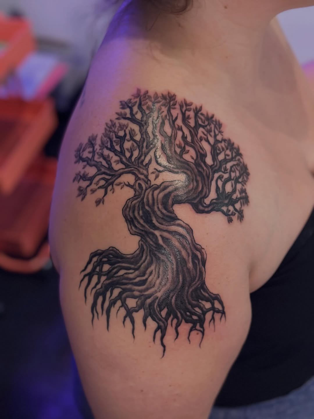 Tattoo by @cheech.tattoos — black_and_grey, realism