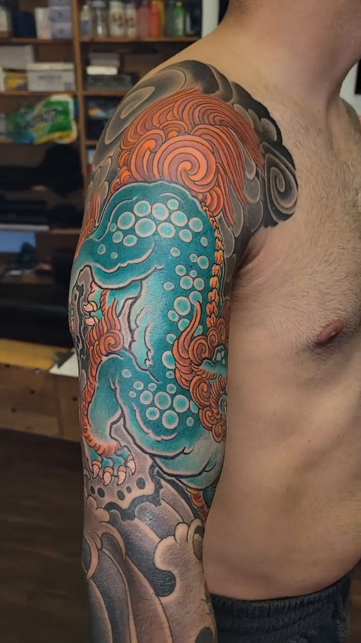 Tattoo by @markkharada — japanese_irezumi