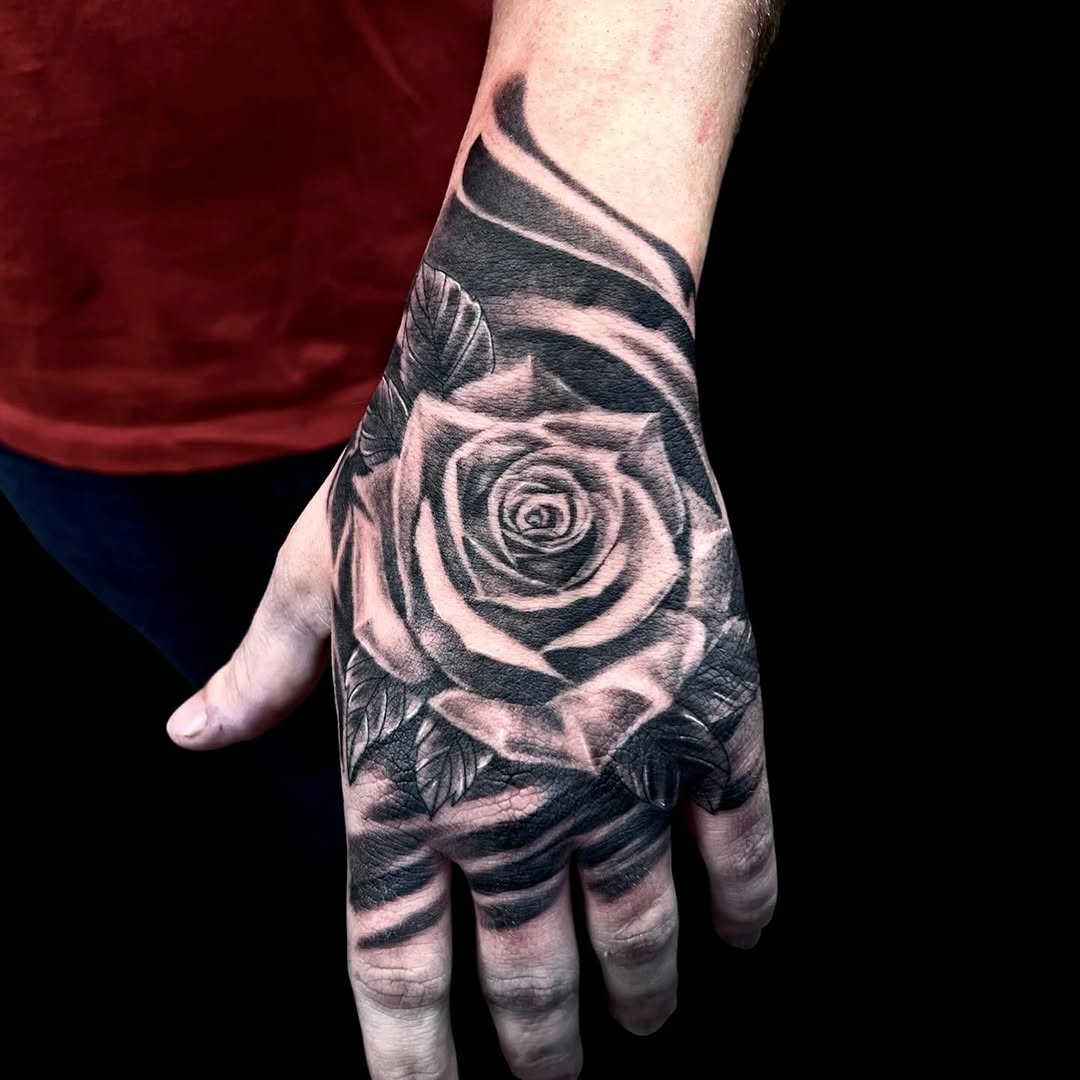 Tattoo by @ozzyblacklinetattoo — realism, black_and_grey