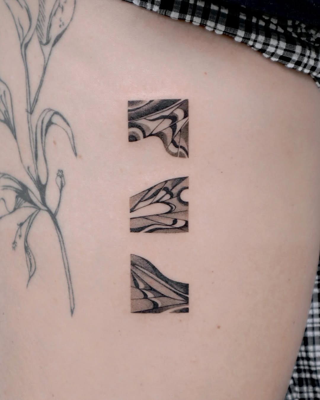 Tattoo by @rivdttt β fine_line, black_and_grey