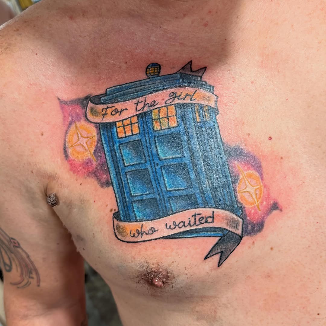 Tattoo by @_emilytattoos_ โ illustrative, lettering_script