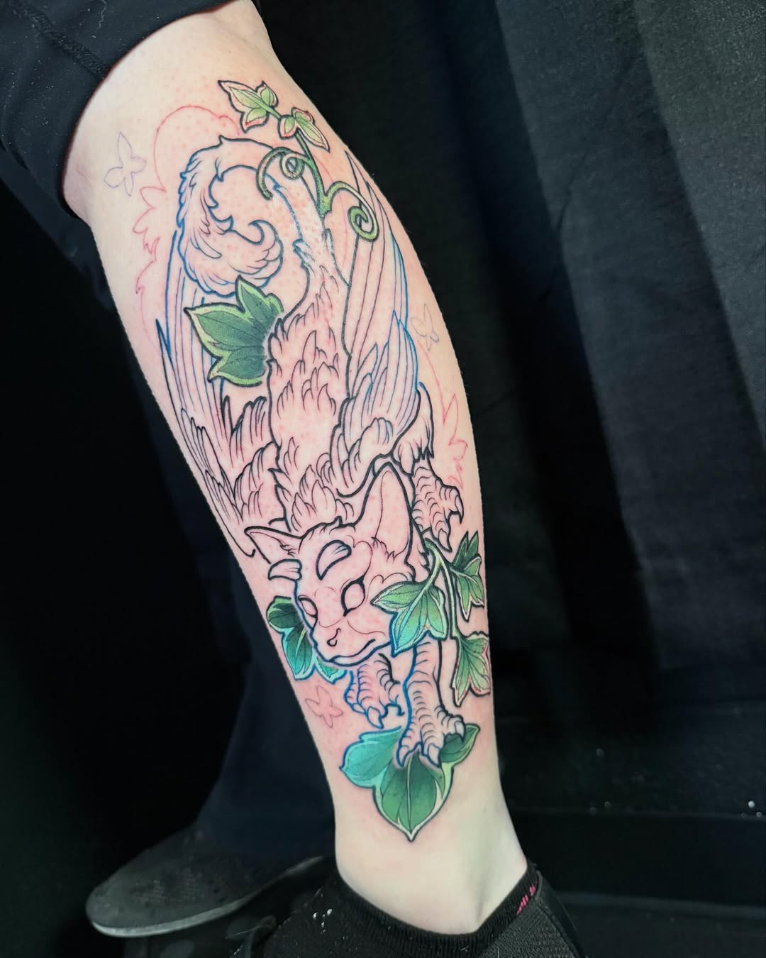 Tattoo by @birdofparadise_tat — illustrative, new_school
