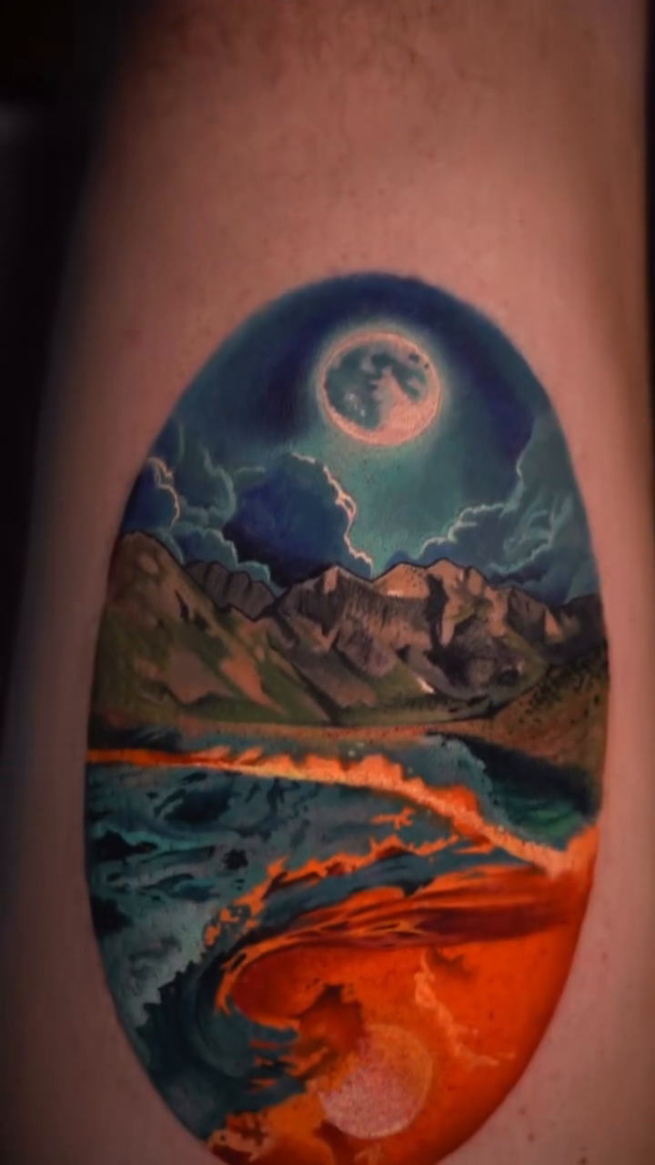 Tattoo by @plz_send_noodlez — realism, trash_polka