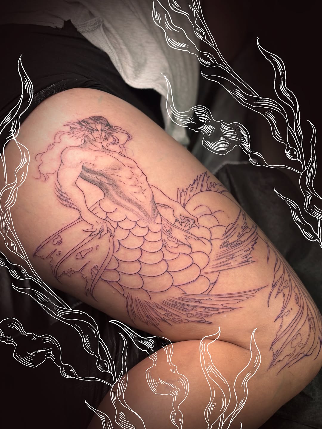 Tattoo by @fernwilds_tattoo โ illustrative
