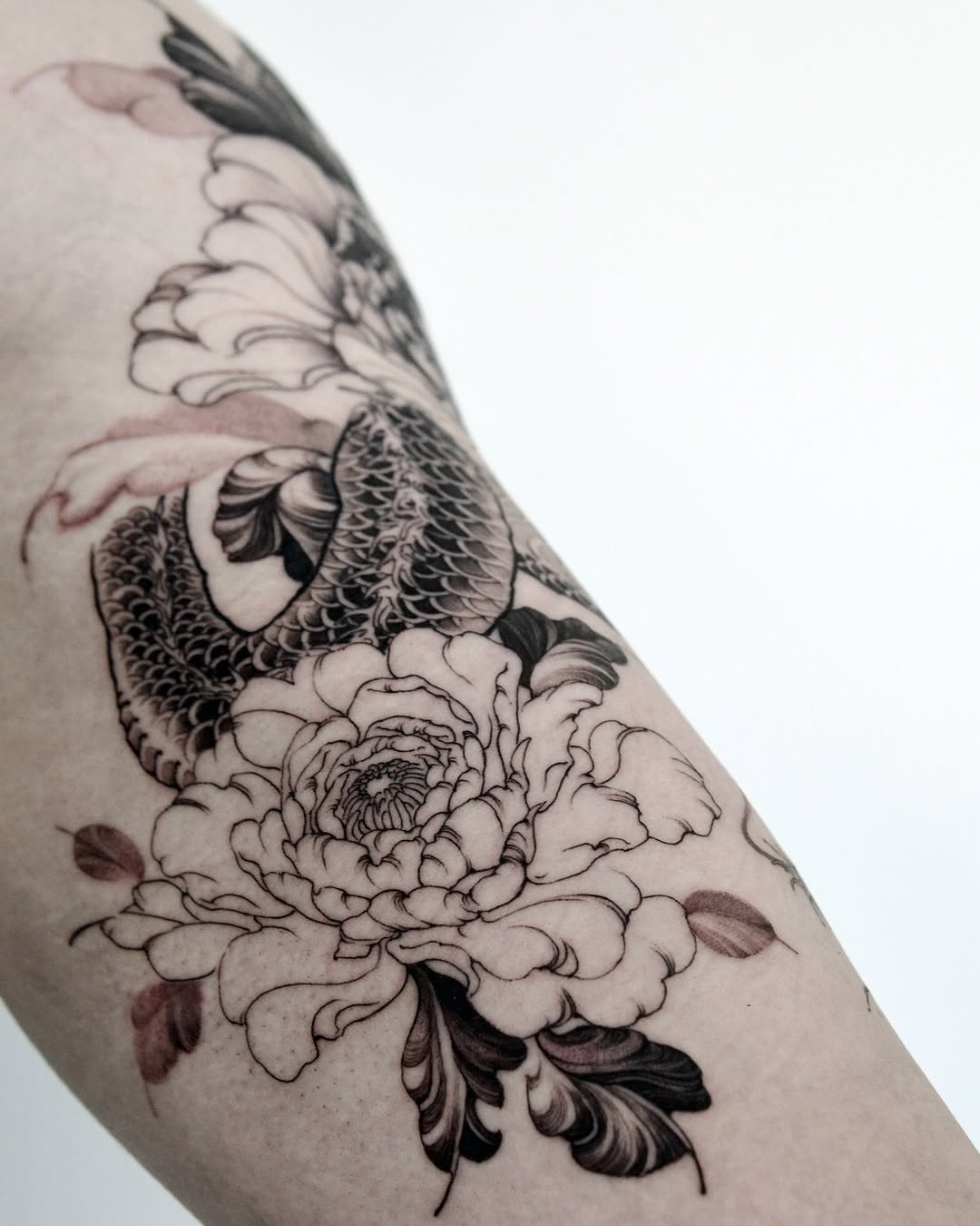 Tattoo by @oori_tattoo — japanese_irezumi, black_and_grey