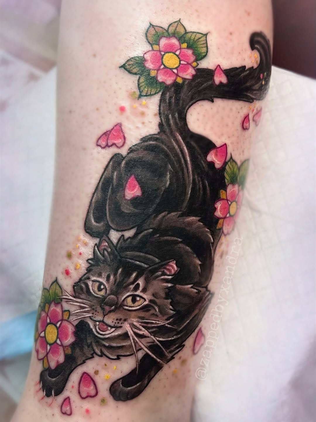 Tattoo by @zappedbyxandra — neo_traditional, realism