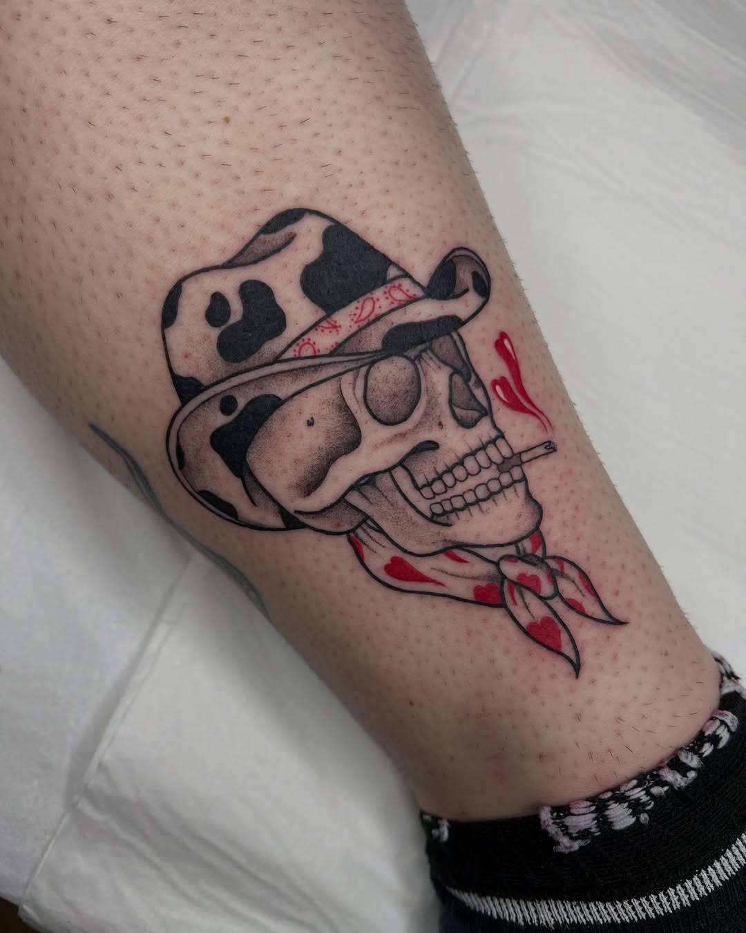 Tattoo by @courtneylloydtattoos — american_traditional, black_and_grey