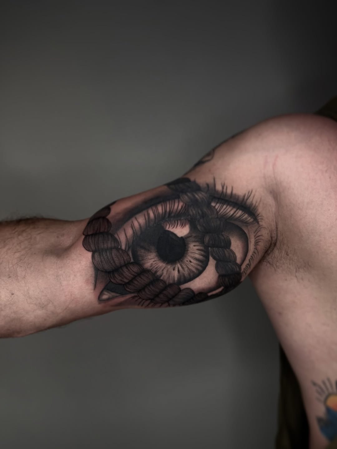 Tattoo by @brandonshelbyart — realism, black_and_grey
