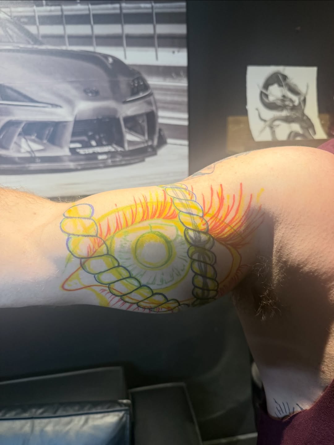 Tattoo by @brandonshelbyart — new_school