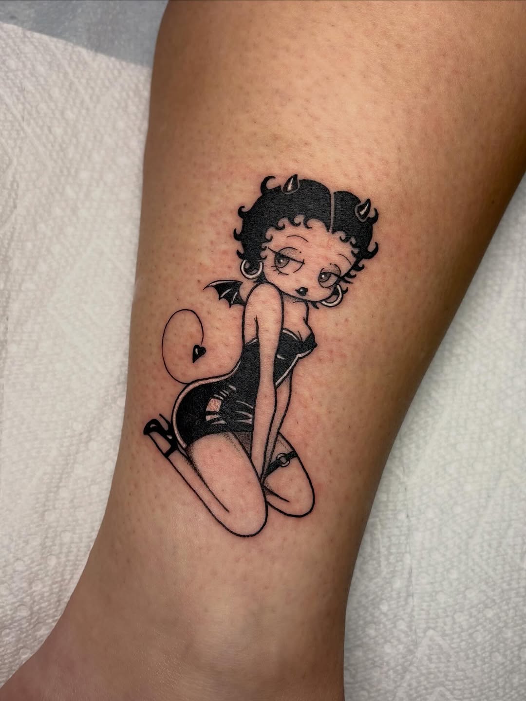 Tattoo by @torielyceart — black_and_grey