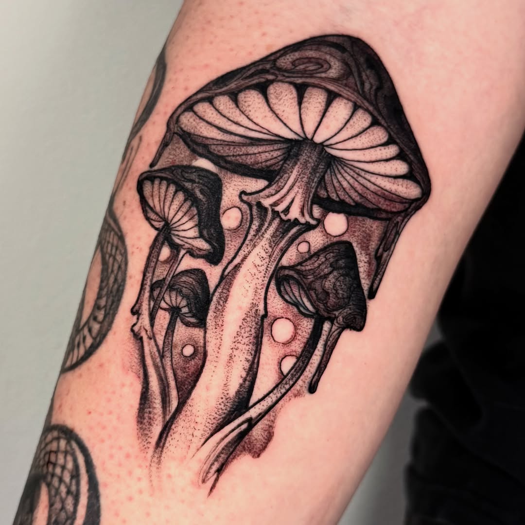 Tattoo by @dylansmith_ink — dotwork