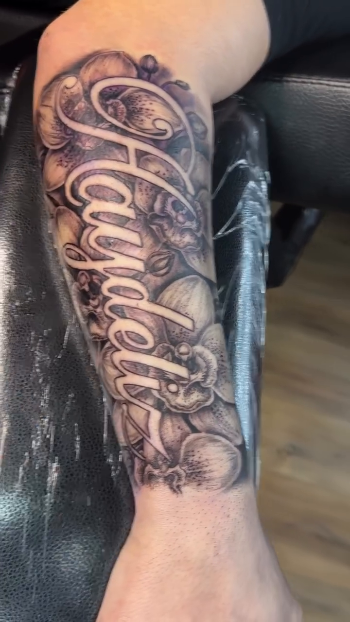 Tattoo by @bodycanvasink_ — lettering_script
