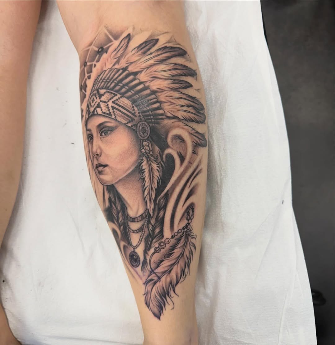 Tattoo by @lyndsink — realism, black_and_grey