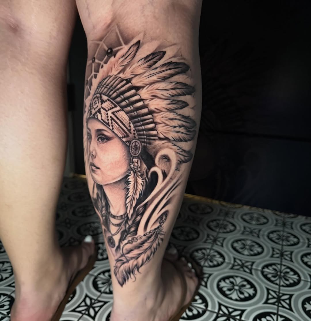 Tattoo by @lyndsink — realism, black_and_grey