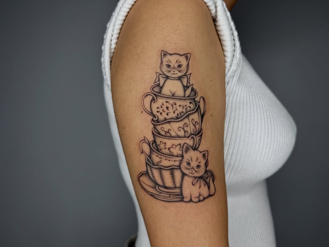 Tattoo by @sofia.tats โ illustrative, black_and_grey