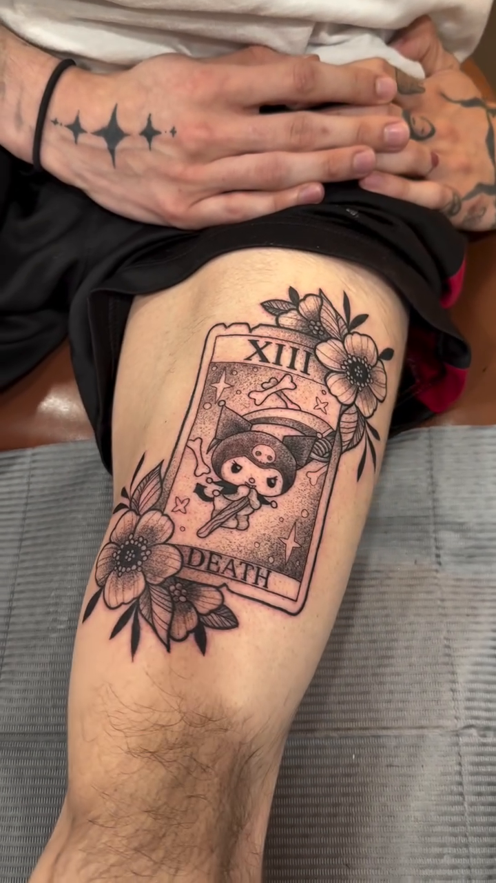 Tattoo by @honeysucktattoo โ black_and_grey, realism