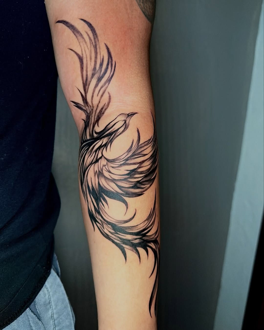 Tattoo by @mamagiatattoos โ black_and_grey