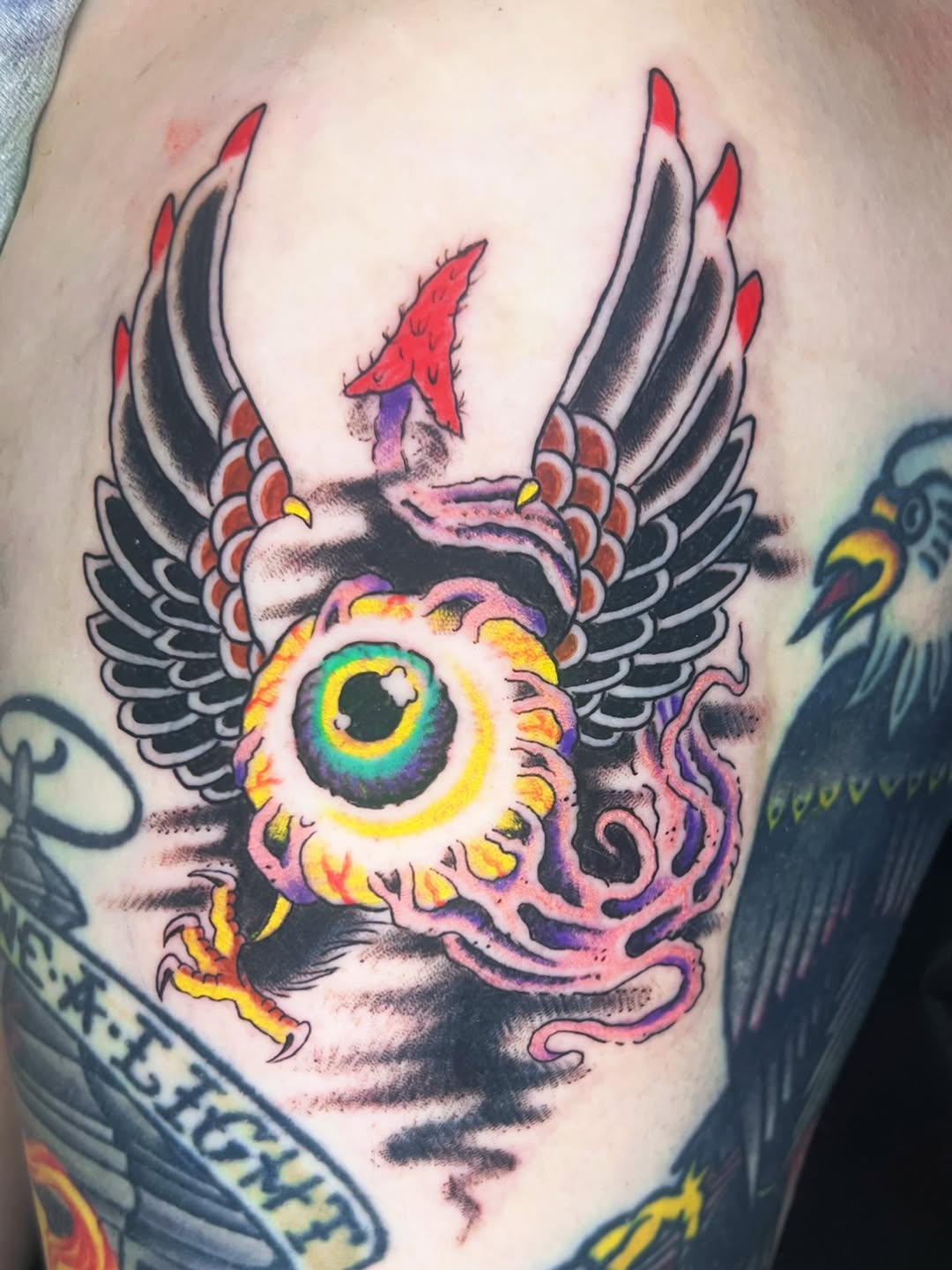 Tattoo by @max_aaron_tat2 — american_traditional, neo_traditional