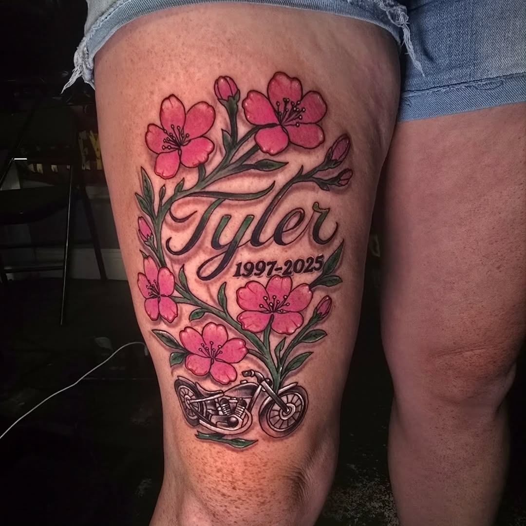 Tattoo by @tattoo.art.by.jeff — lettering_script, realism