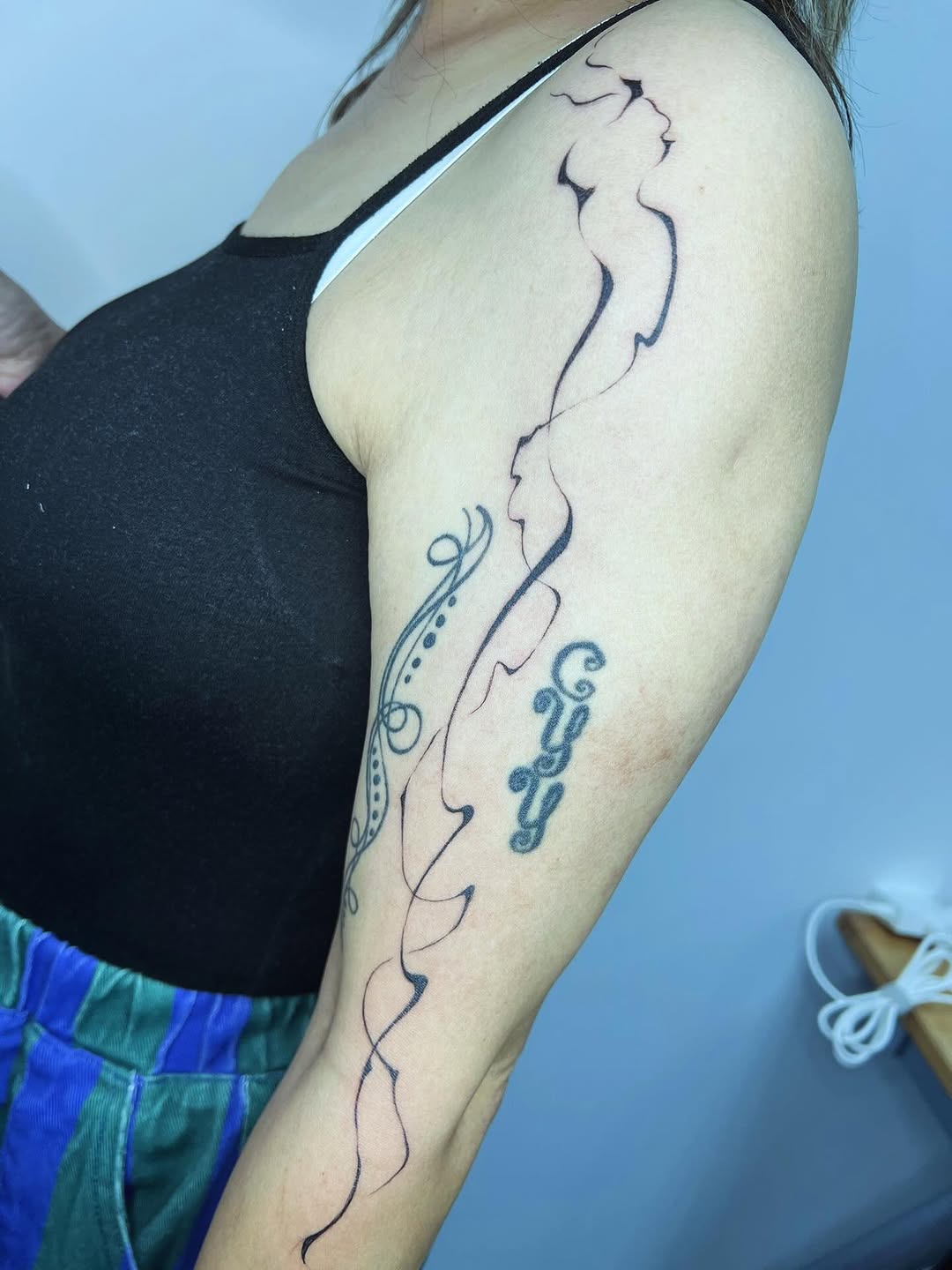 Tattoo by @sagittarius_tattoohk — fine_line, lettering_script