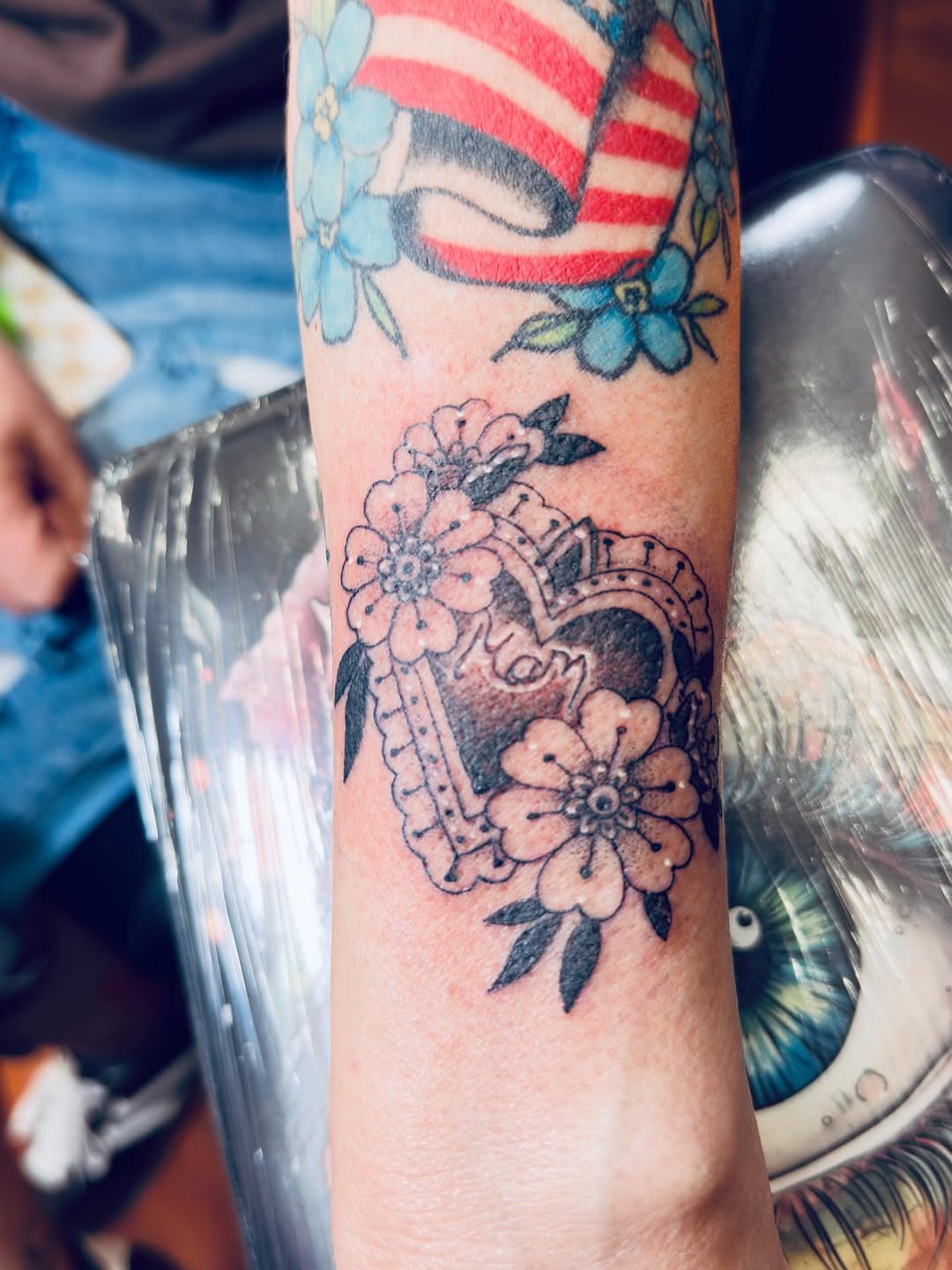 Tattoo by @tosh.pointo.tattoos — american_traditional, black_and_grey
