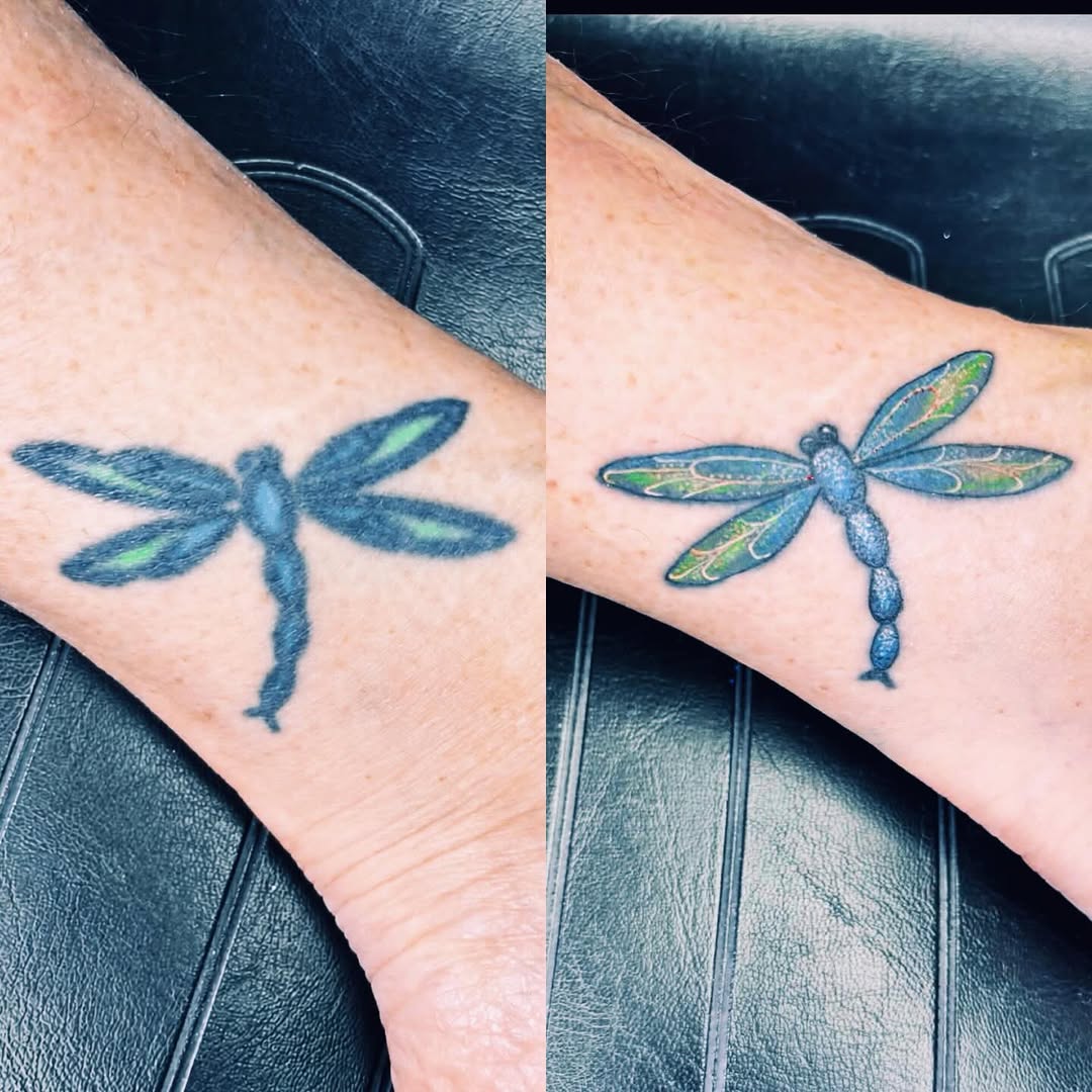 Tattoo by @tosh.pointo.tattoos — realism, fine_line