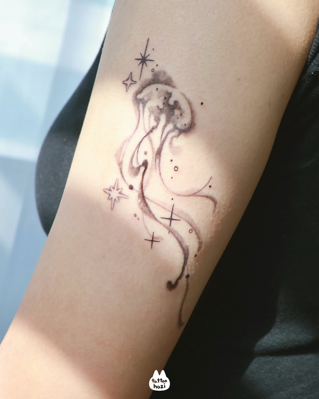 Tattoo by @tattoo_hazi — fine_line, dotwork
