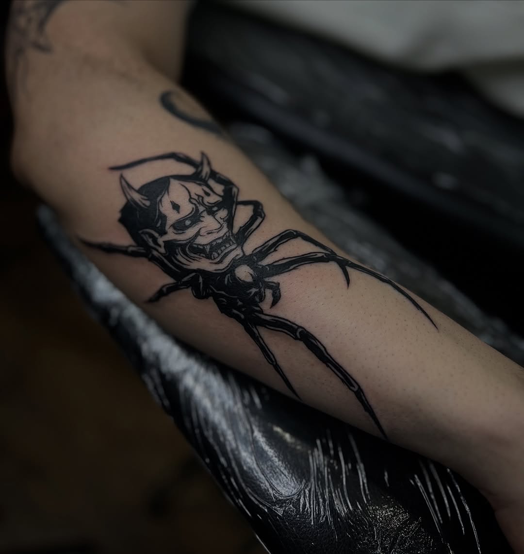 Tattoo by @entity.ttt — blackwork, dark_realism