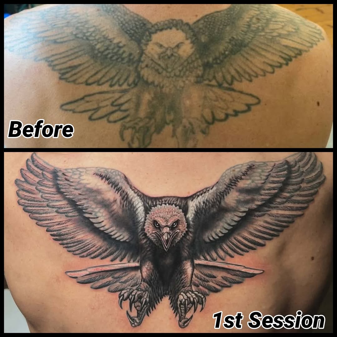 Tattoo by @inkbykyledunbar — realism, black_and_grey