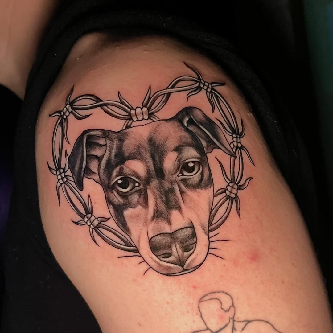 Tattoo by @sayanatattoos — realism, black_and_grey
