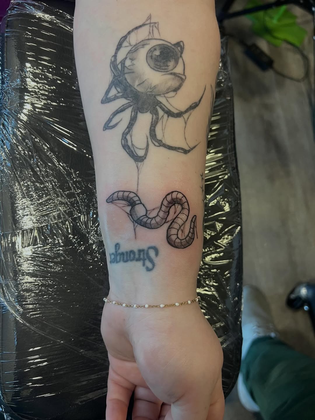 Tattoo by @robertdelete — black_and_grey, illustrative