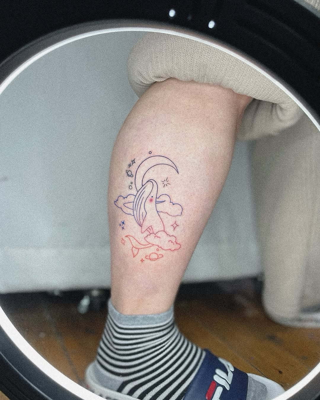 Tattoo by @meongtatt β fine_line