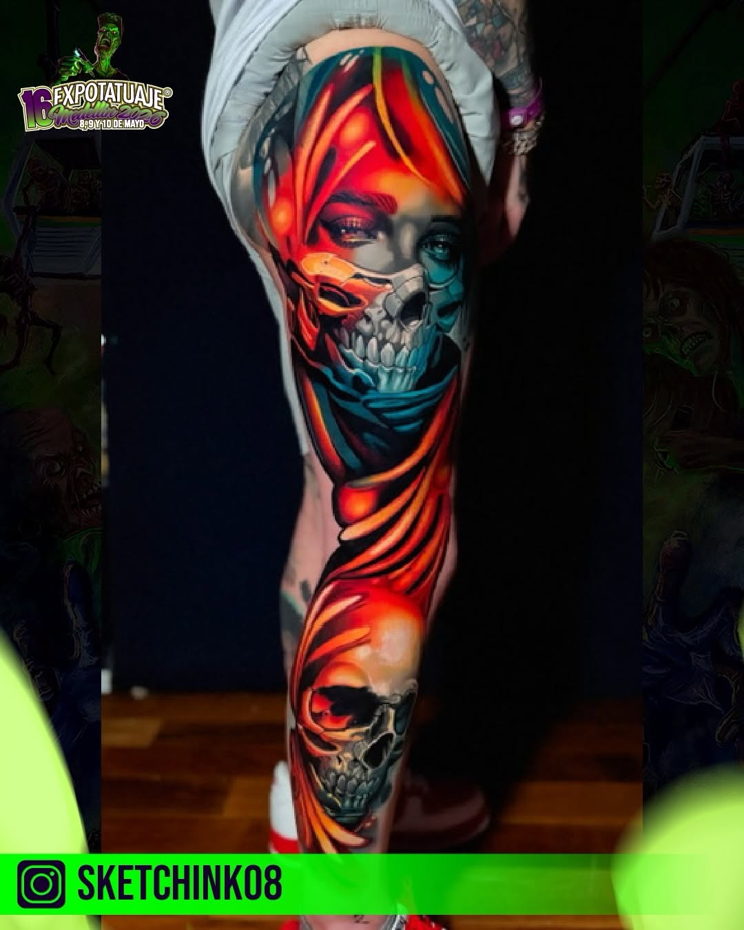 Tattoo by @sketchink08 β realism, trash_polka