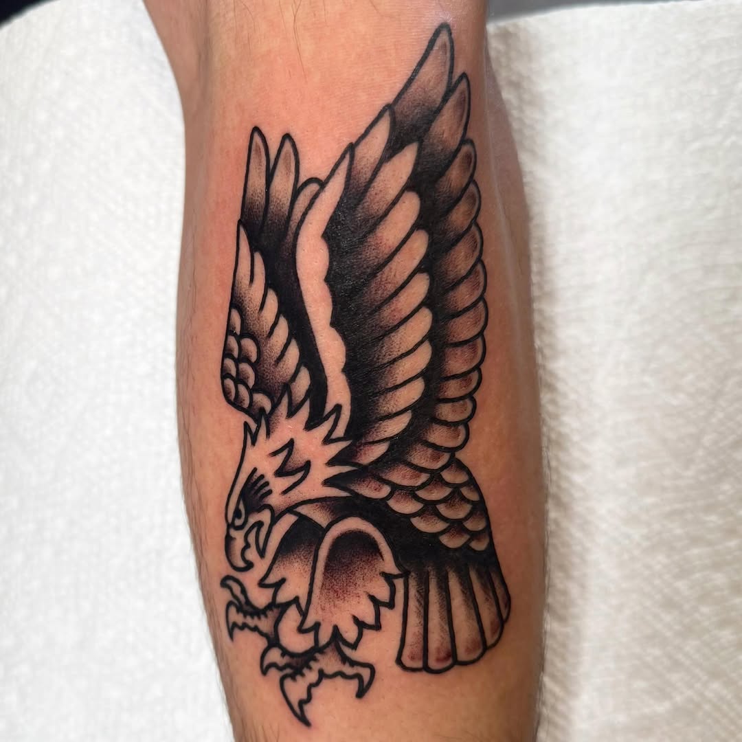 Tattoo by @daniwilliamstattoo — american_traditional, black_and_grey