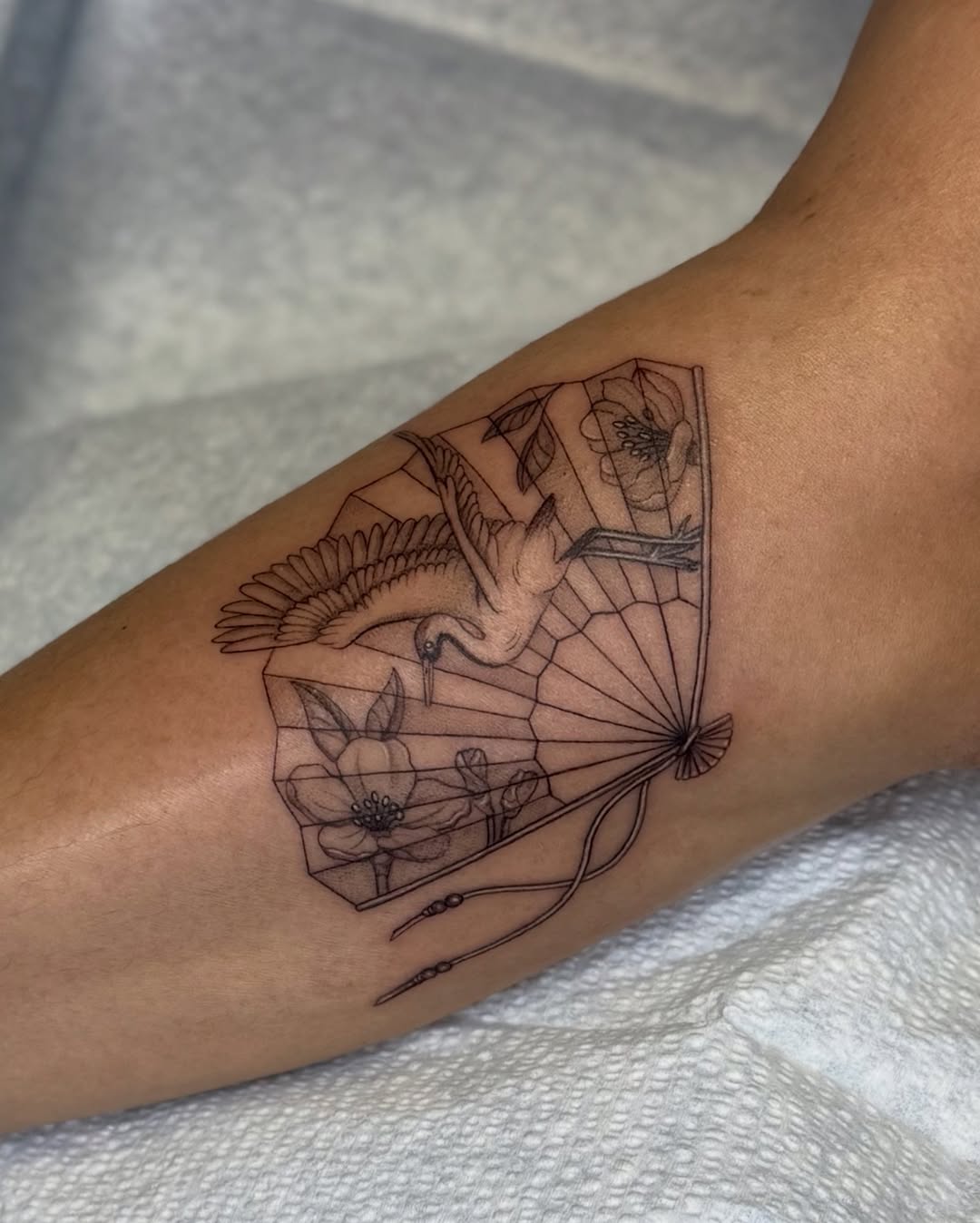 Tattoo by @jadegir.art — fine_line, japanese_irezumi